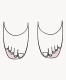 Sonata Sponge Toe Supporters - Crescent Spacer