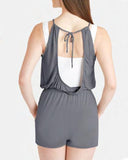 Capezio Pleated Romper